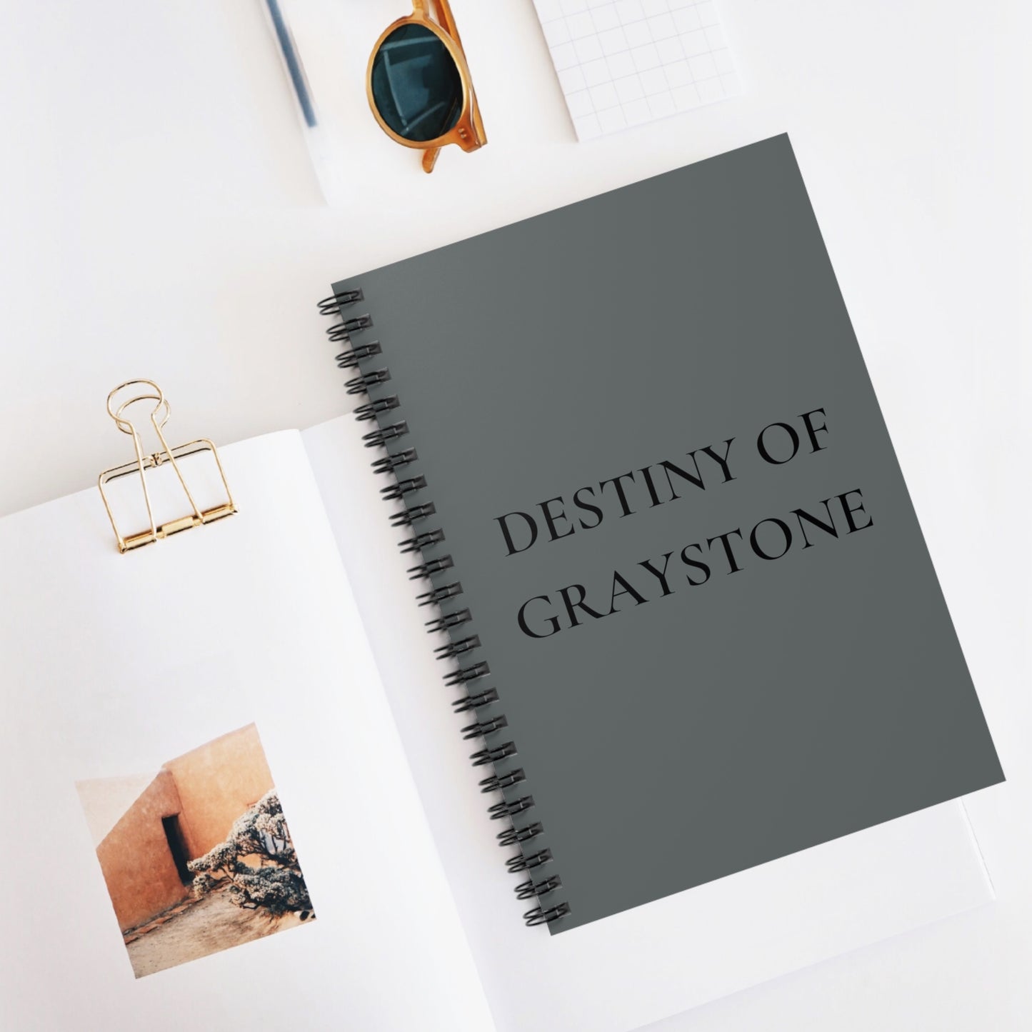 Destiny Of Graystone Spiral Notebook - Ruled Line