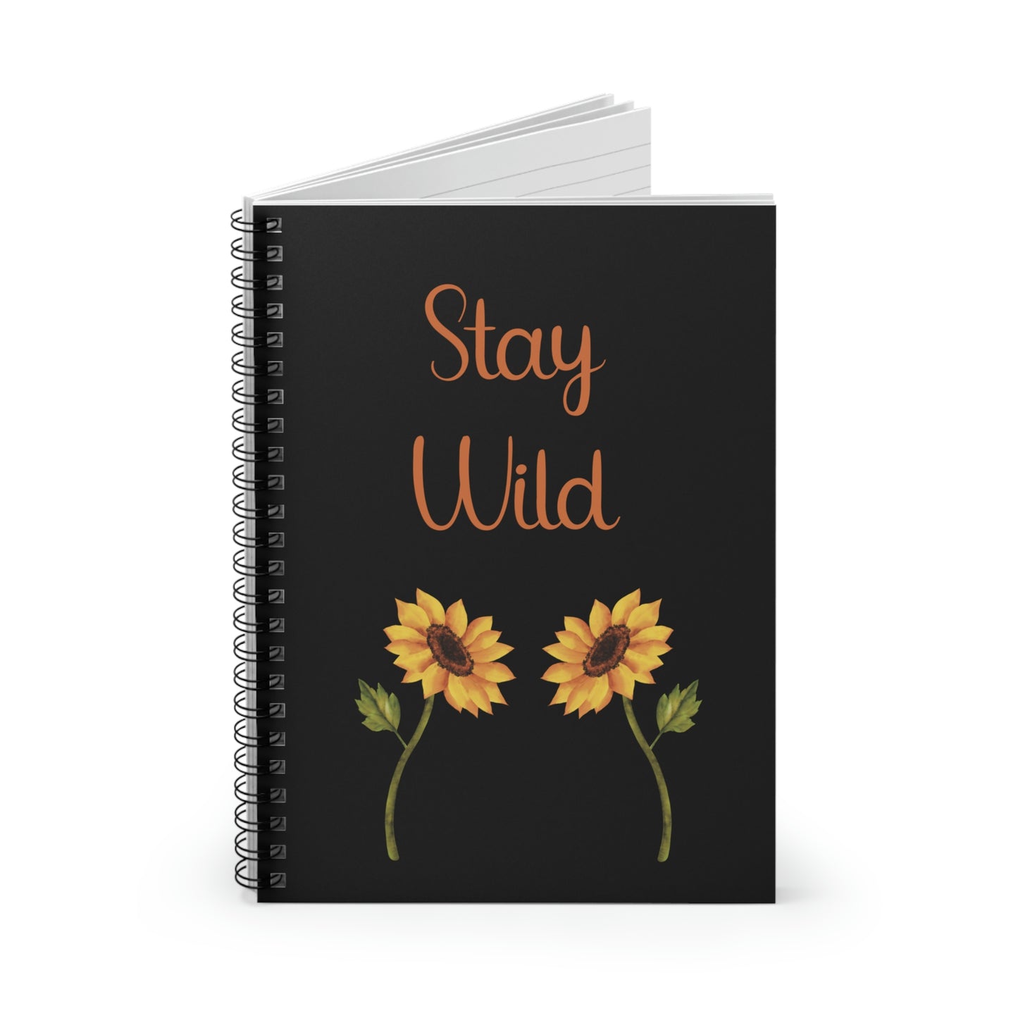 Stay Wild Spiral Notebook