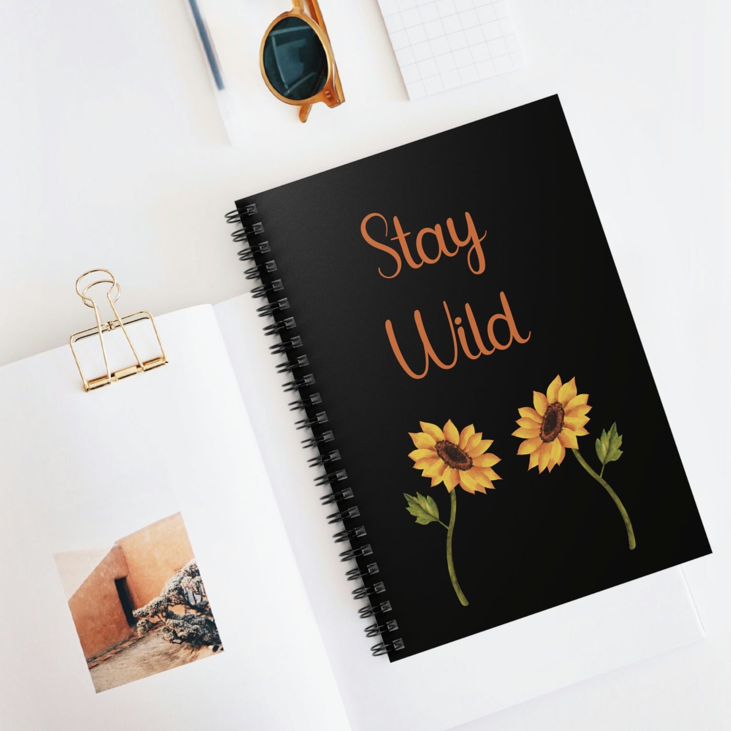 Stay Wild Spiral Notebook