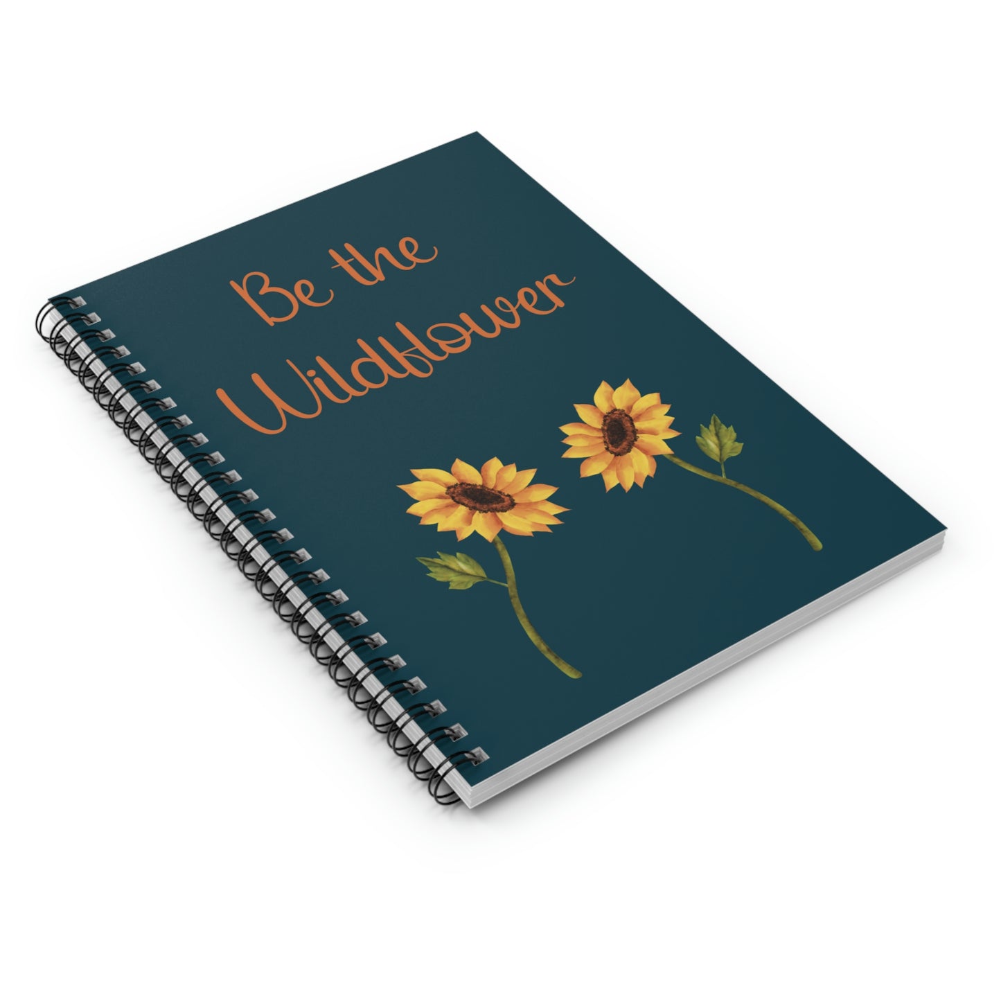 Be The Wildflower Spiral Notebook