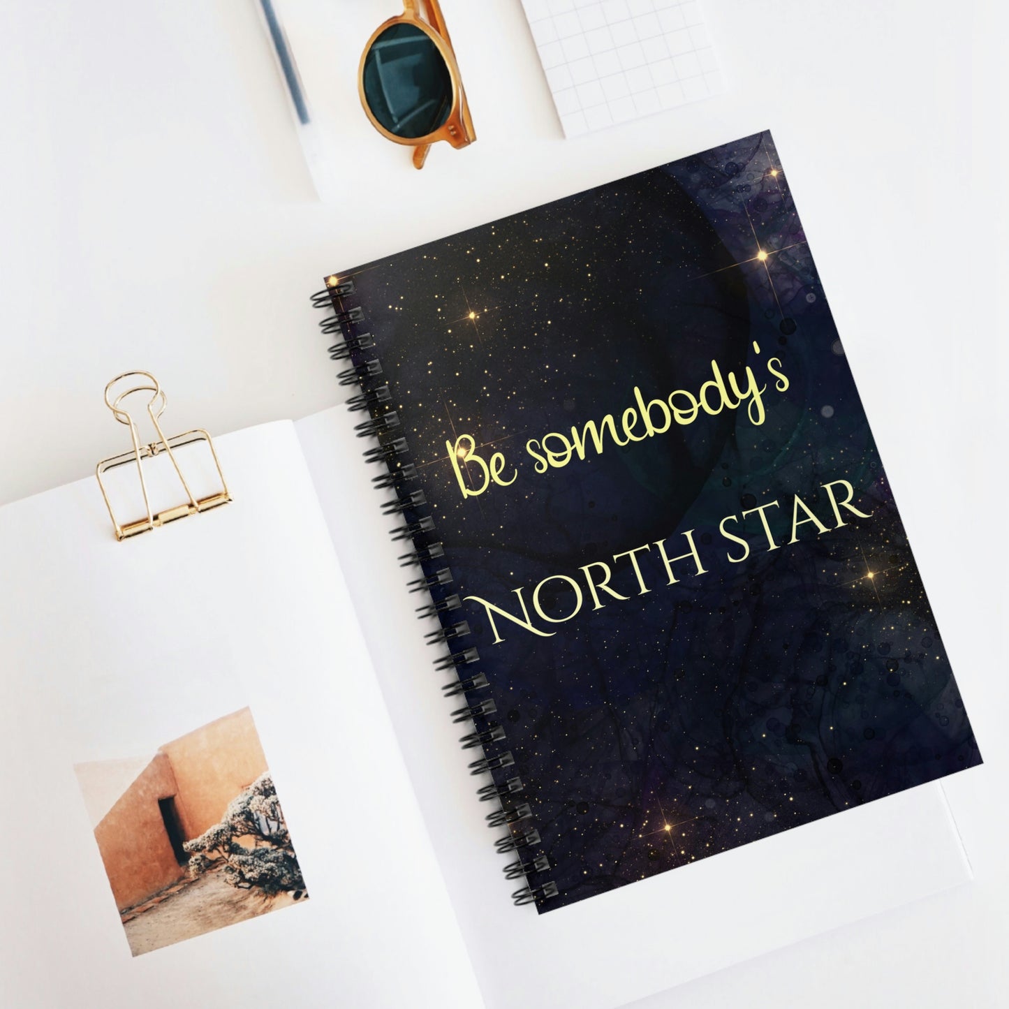 Be somebody's north star Spiral Notebook