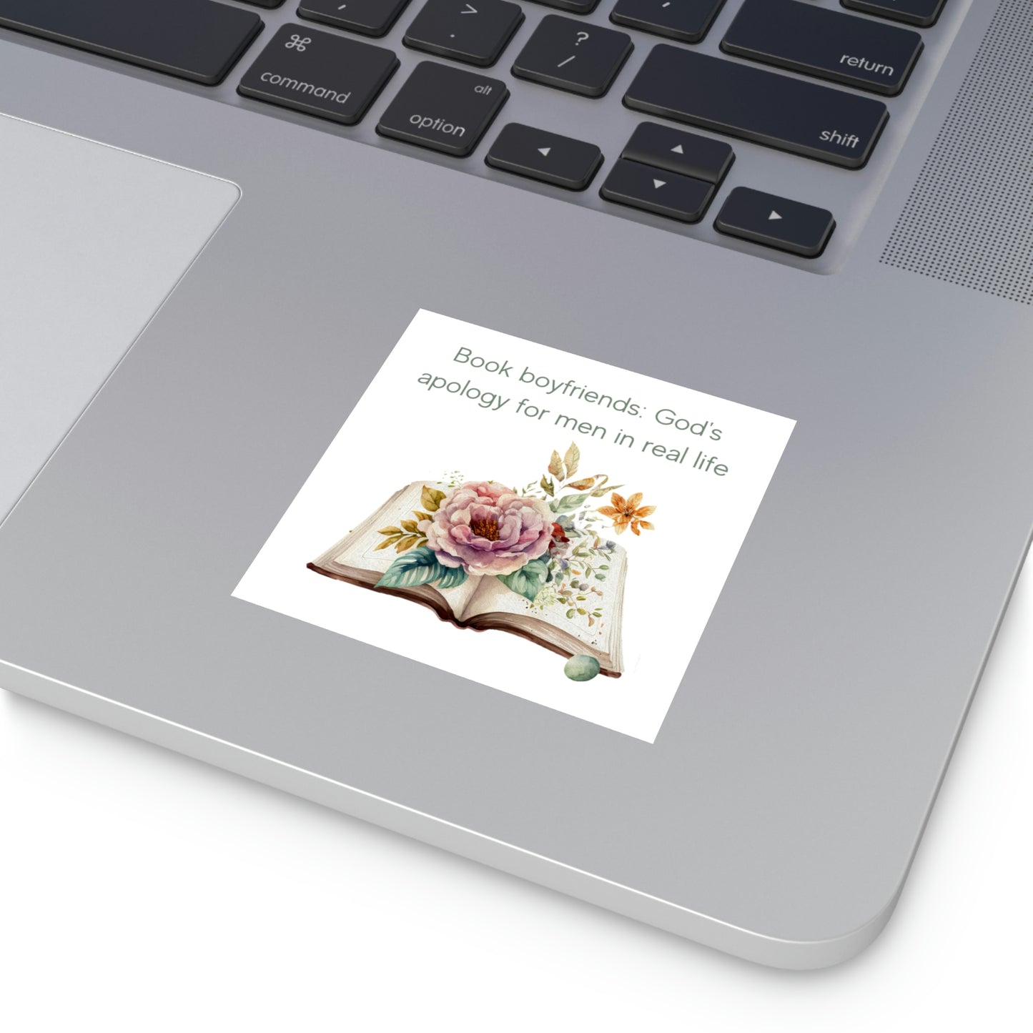 Book Boyfriends: God's Apology Square Stickers, Indoor\Outdoor